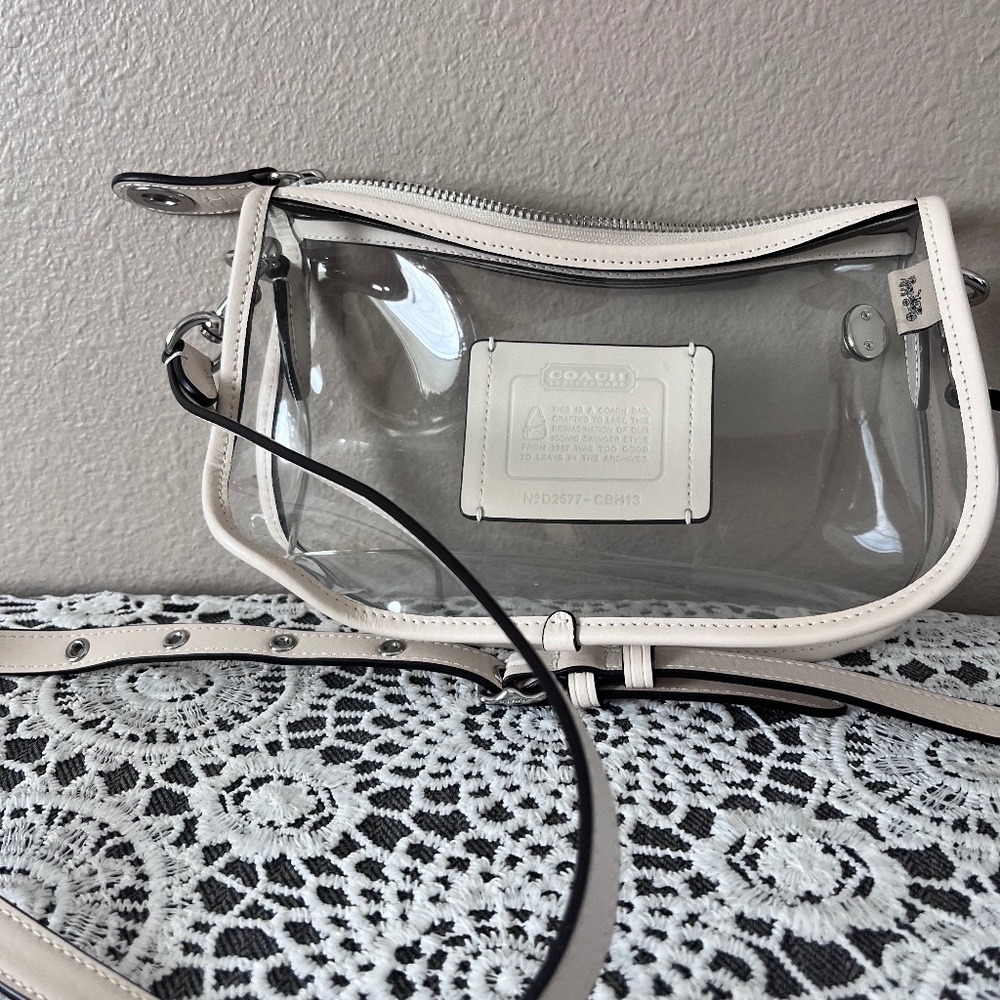 Coach clear bag